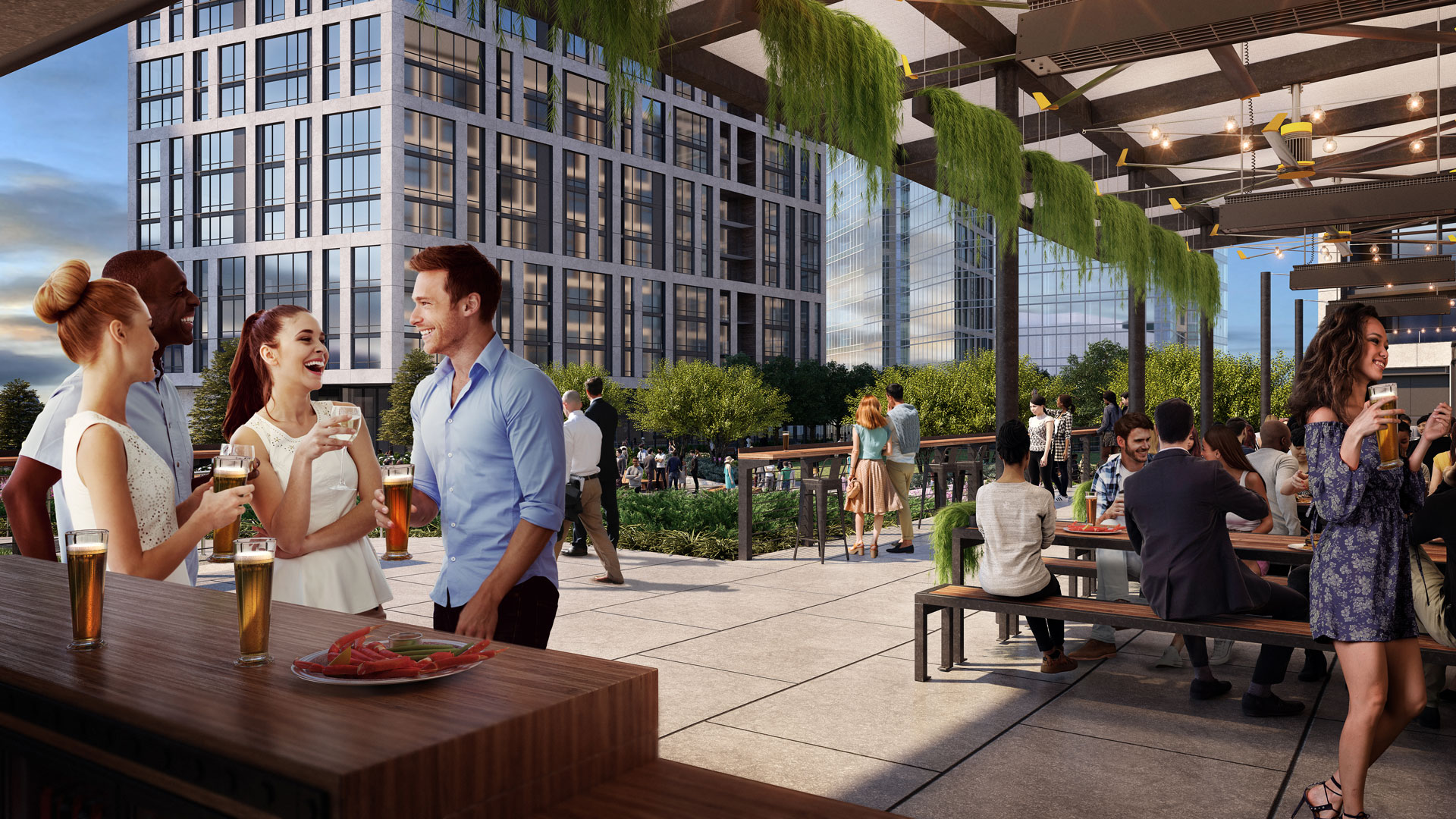 Tysons Corner Gets a New Rooftop Beer Garden With 24 Tap Lines
